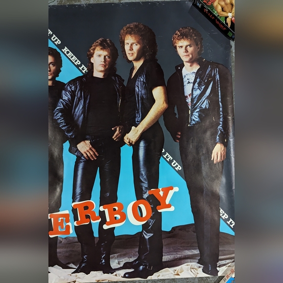 Vintage Rare 1983 Lover Boy Keep It Up Oversized Promo Poster - Picture 3 of 6